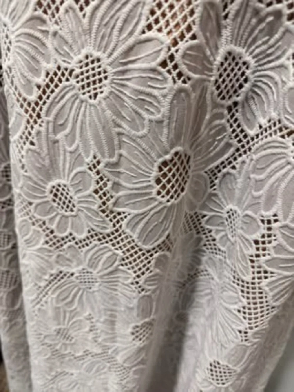 Azazie Lace A-Line Maxi Dress in Light Taupe